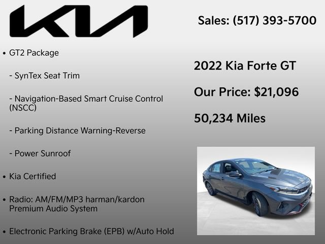 Used 2022 Kia Forte GT w/ GT2 Package FWD image 12