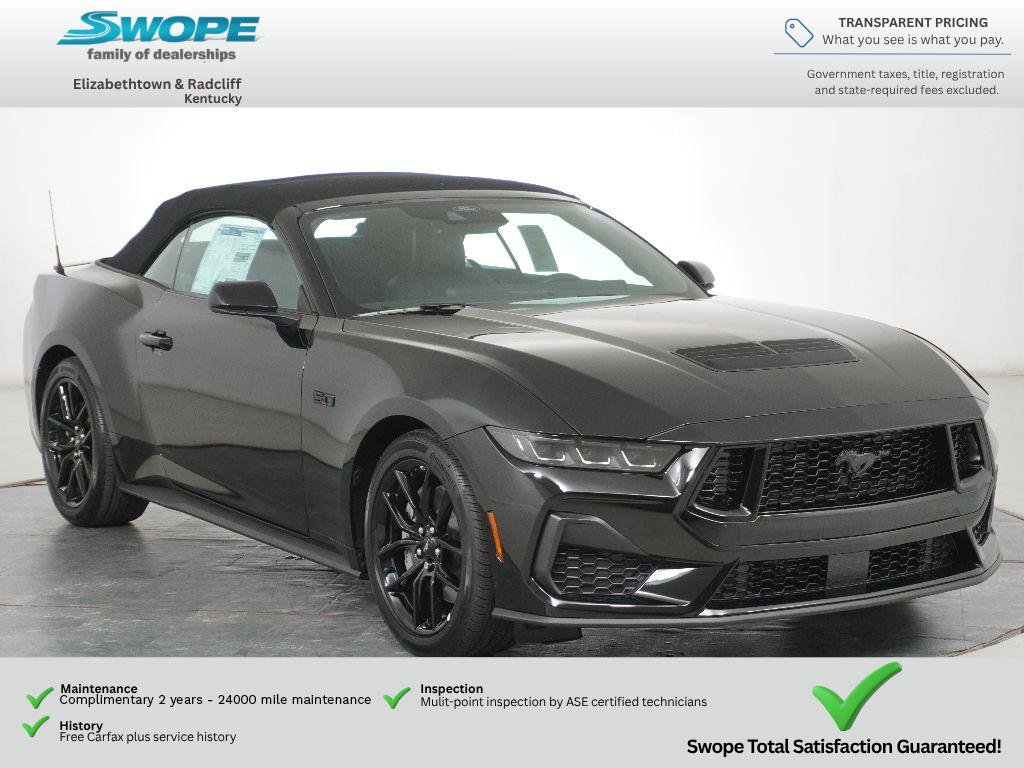 New 2025 Ford Mustang GT Premium w/ Mustang Nite Pony Package RWD image 1