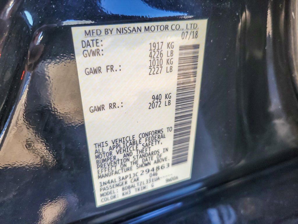 Used 2018 Nissan Altima 2.5 SL w/ 2.5 SL Technology Package image 22