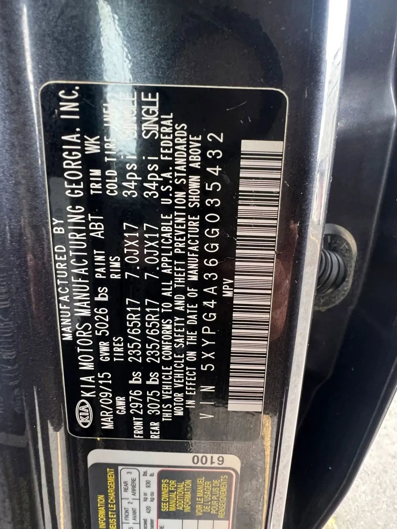 Used 2016 Kia Sorento LX FWD image 30