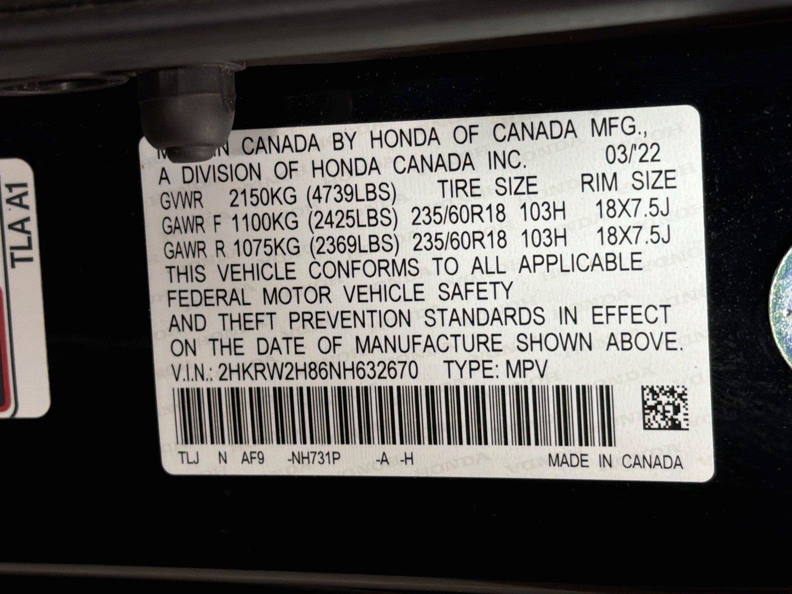 Used 2022 Honda CR-V EX-L image 39
