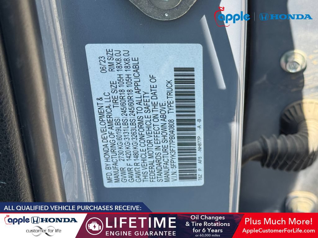 Used 2023 Honda Ridgeline RTL-E image 31