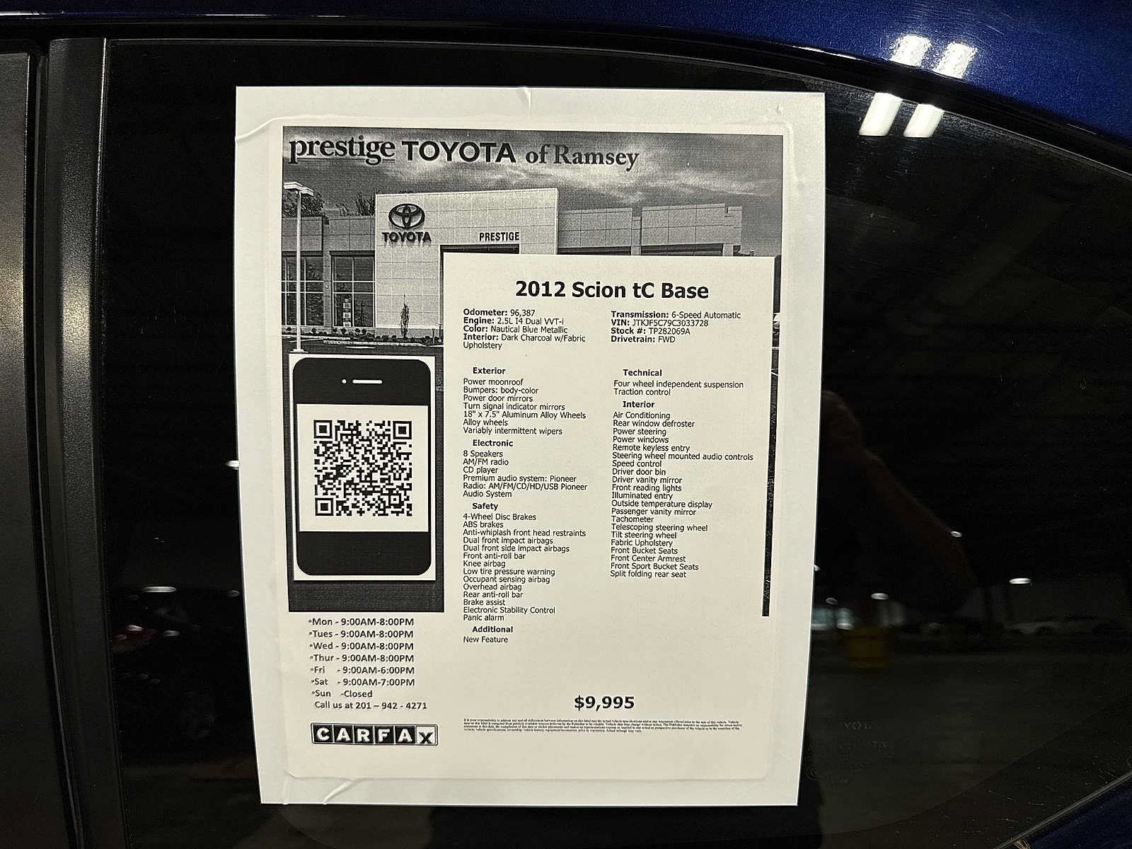 Used 2012 Scion tC FWD image 13