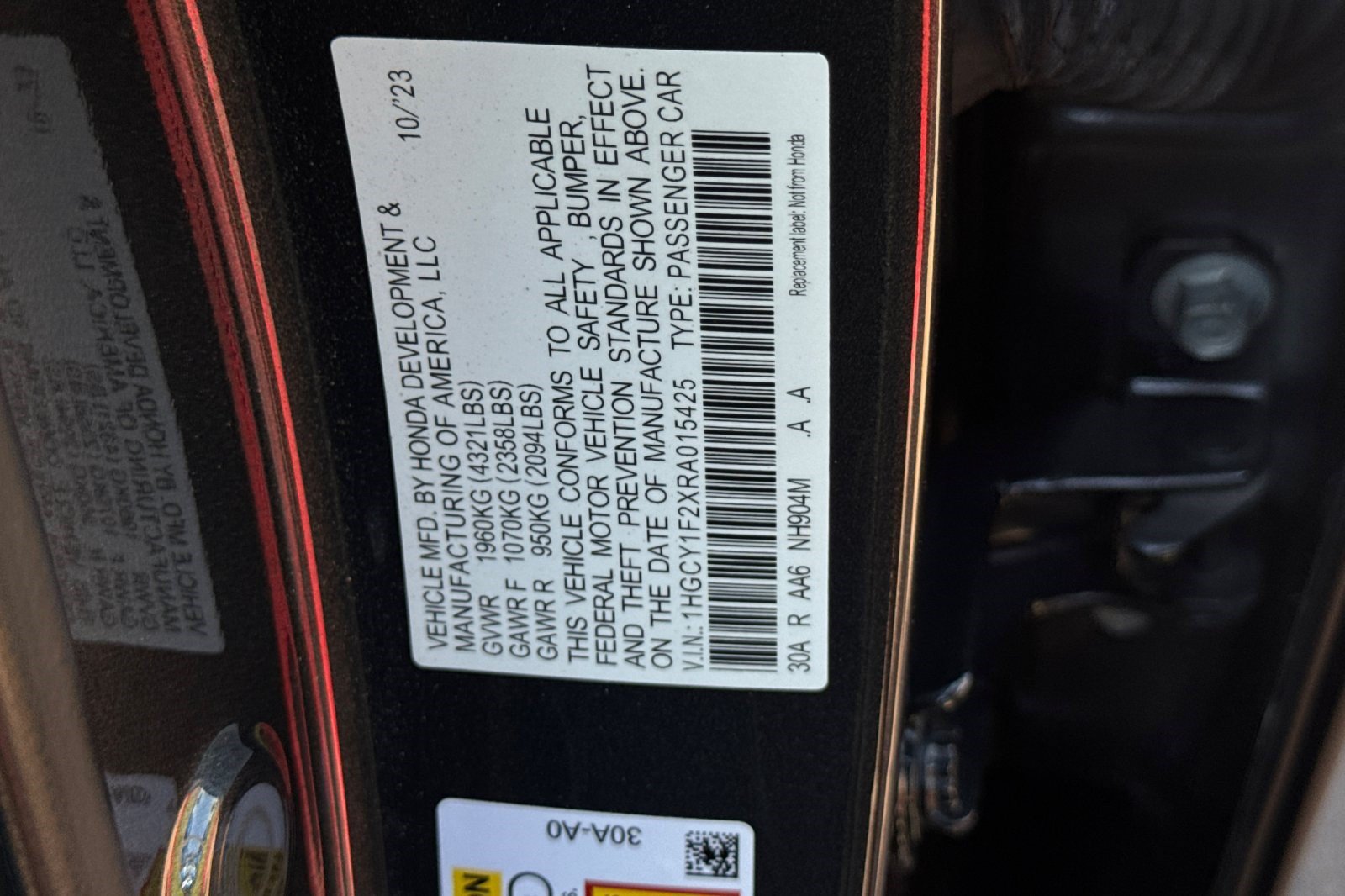 Certified 2024 Honda Accord LX image 25