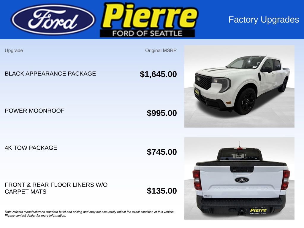 New 2025 Ford Maverick Lariat w/ Black Appearance Package image 13