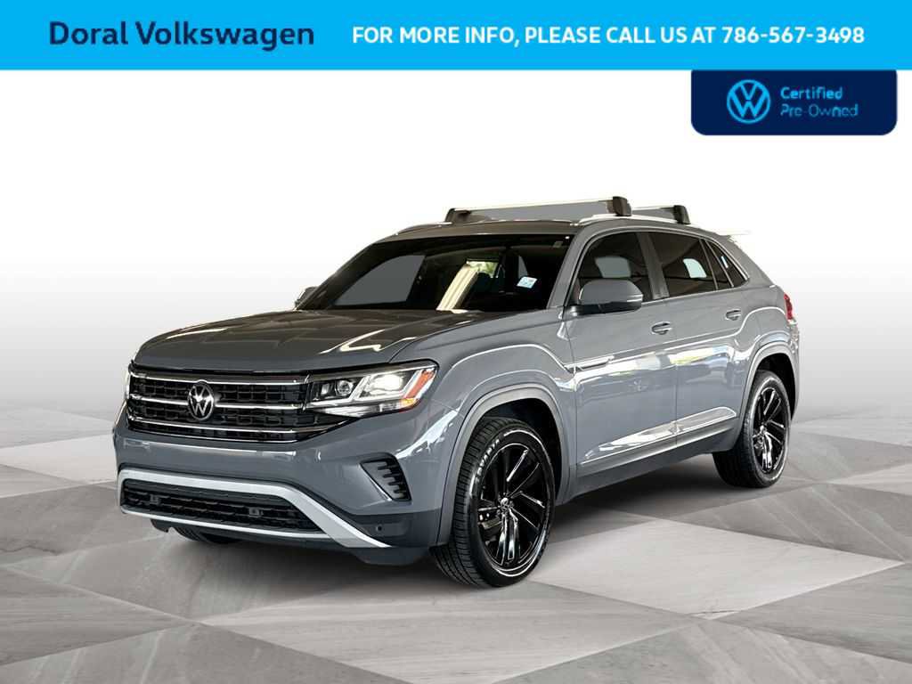 Certified 2023 Volkswagen Atlas Cross Sport SE w/ Black Wheel Package FWD image 4