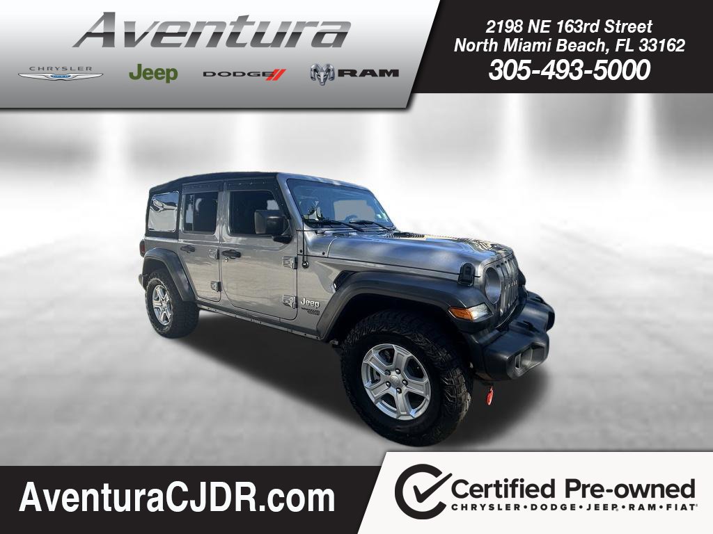Certified 2020 Jeep Wrangler Unlimited Sport S AWD/4WD 360° Tour