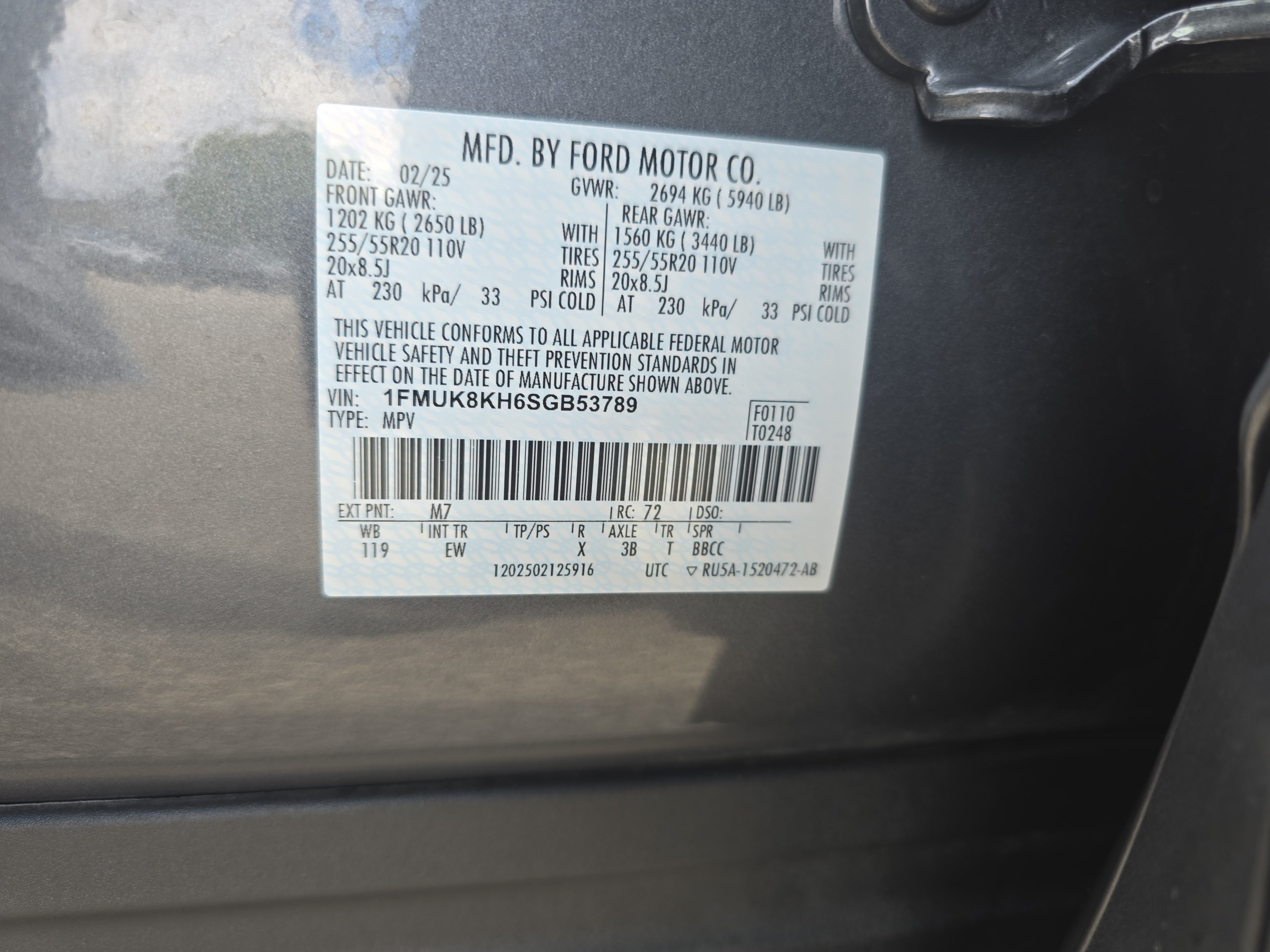 Used 2025 Ford Explorer ST-Line AWD/4WD image 32