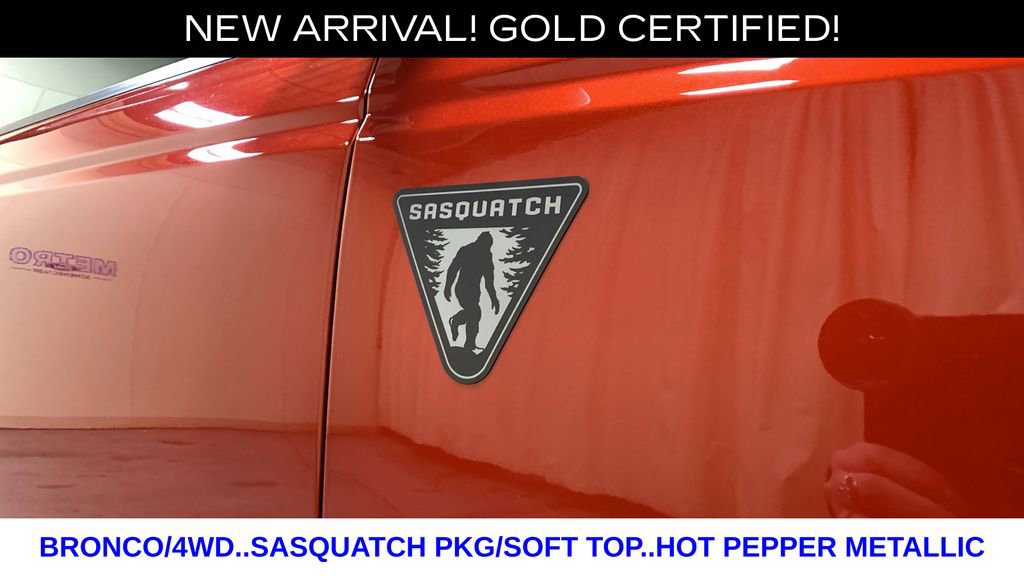 Certified 2023 Ford Bronco 4-Door w/ Sasquatch Package image 10