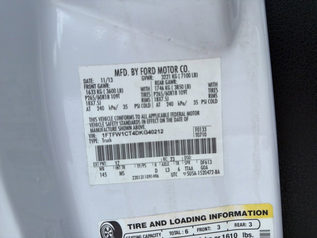 Used 2013 Ford F150 XLT w/ Luxury Equipment Group image 17