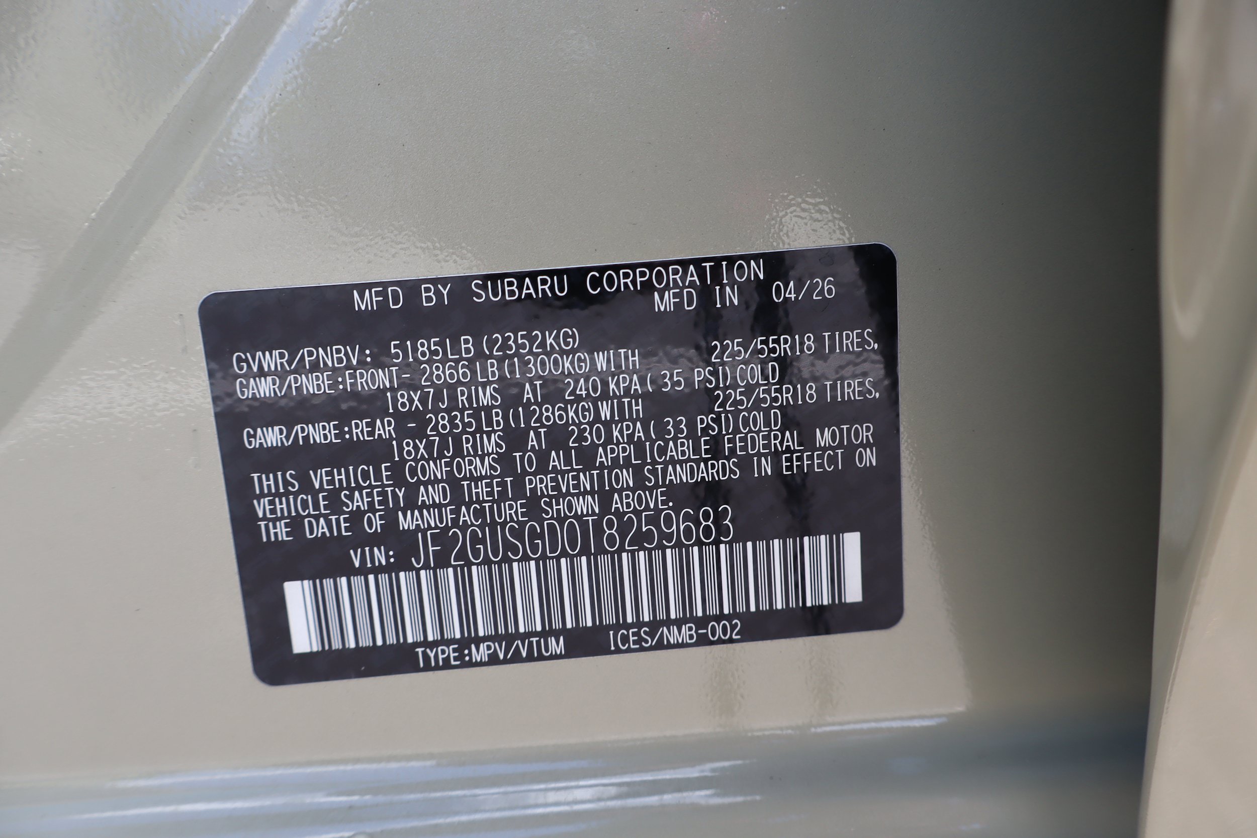 New 2026 Subaru Crosstrek 2.5i Sport AWD/4WD image 22