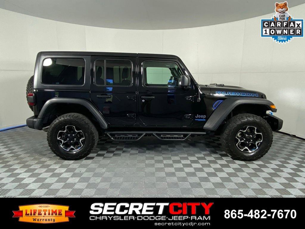 Used 2022 Jeep Wrangler Unlimited Rubicon 4xe w/ Steel Bumper Group AWD/4WD image 8