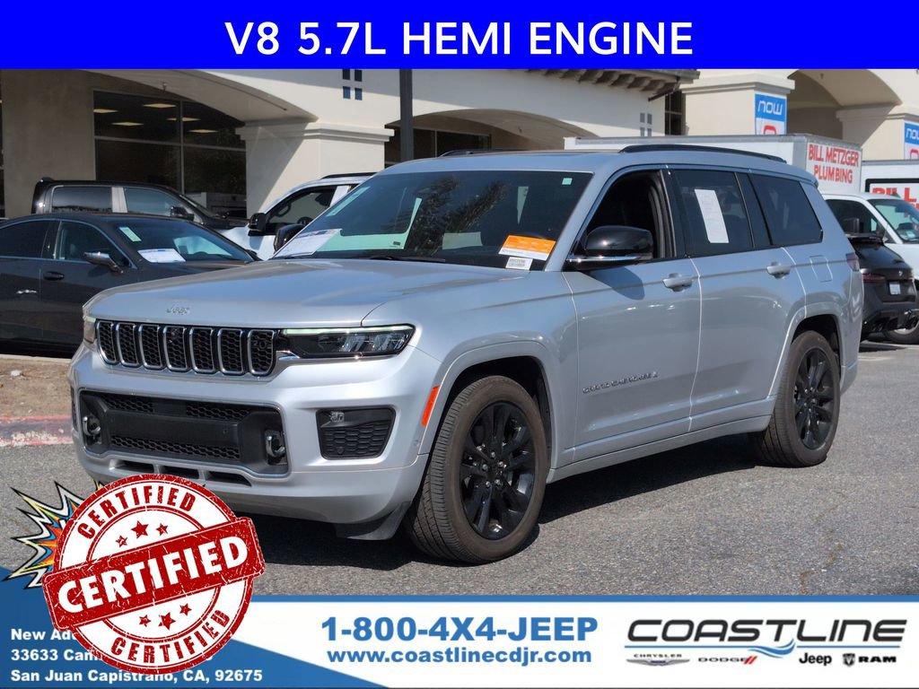 Certified 2024 Jeep Grand Cherokee L Overland w/ Advanced Protech Group III image 1