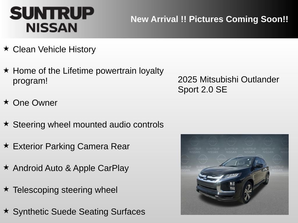 Used 2025 Mitsubishi Outlander Sport SE image 5