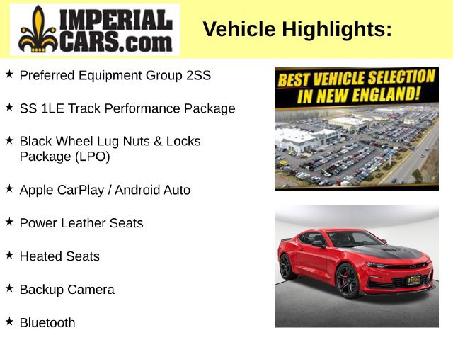 Used 2021 Chevrolet Camaro SS RWD image 3