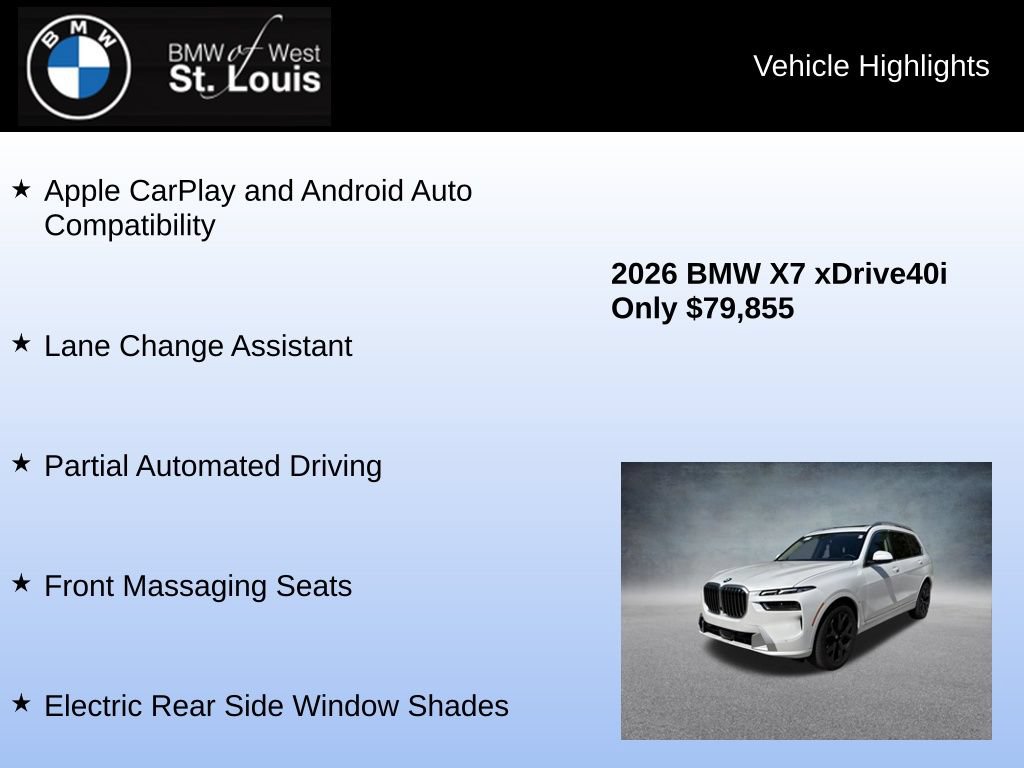 Used 2026 BMW X7 xDrive40i AWD/4WD image 23
