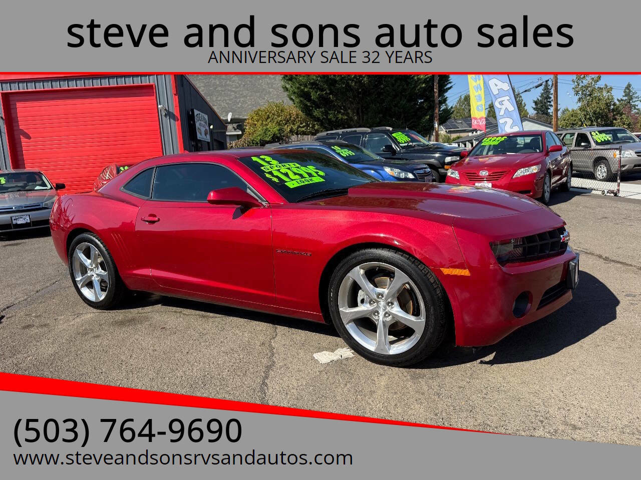 Used 2013 Chevrolet Camaro LT w/ RS Package image 1