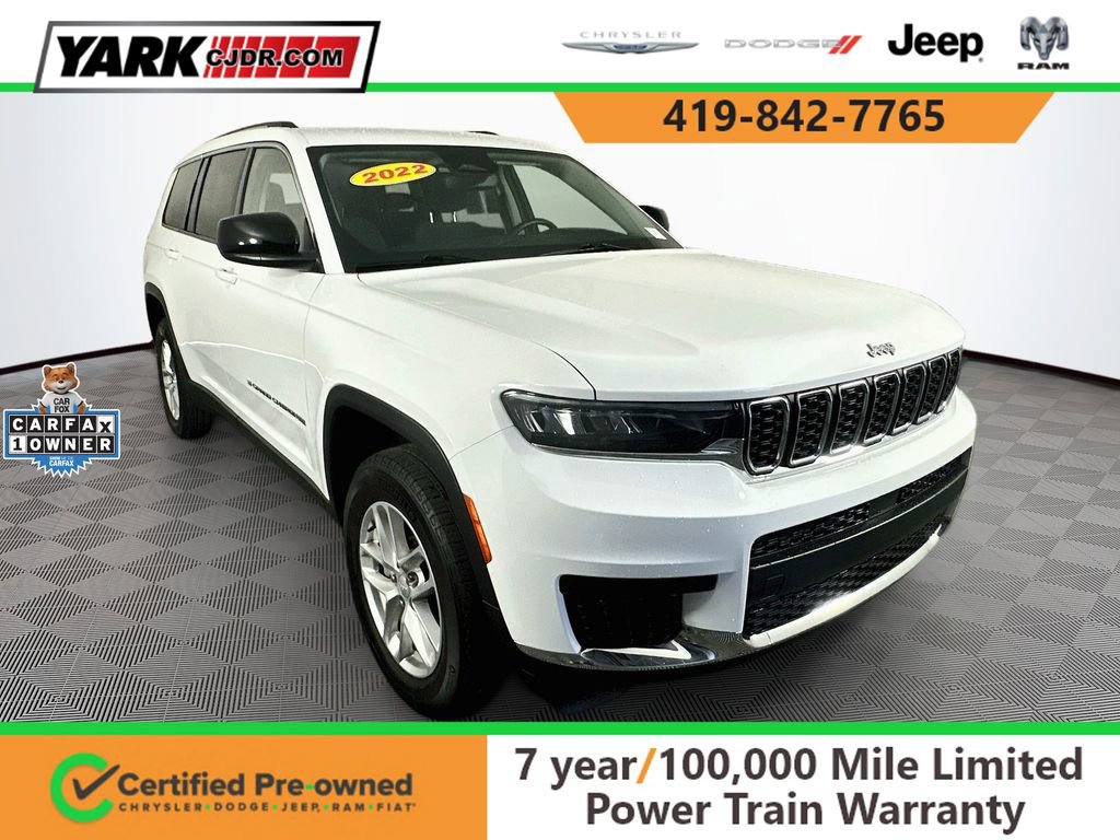 Certified 2022 Jeep Grand Cherokee L Laredo w/ Luxury Tech Group I