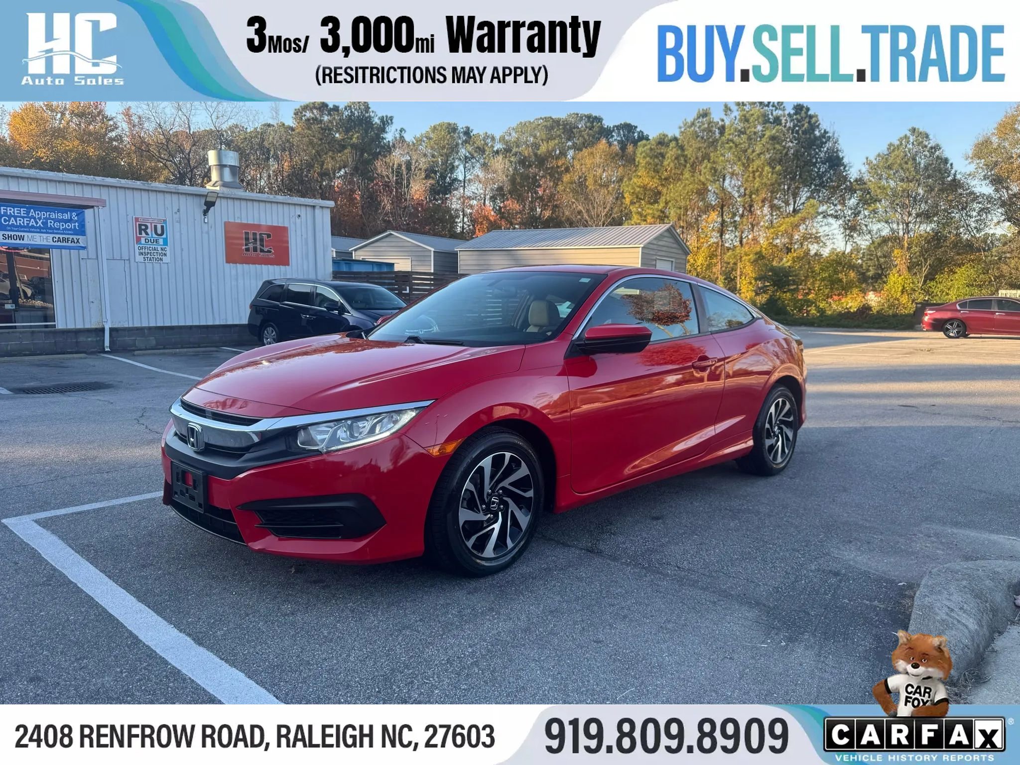 Used 2017 Honda Civic LX-P
