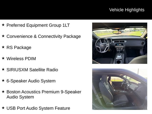 Certified 2012 Chevrolet Camaro LT w/ RS Package RWD image 12