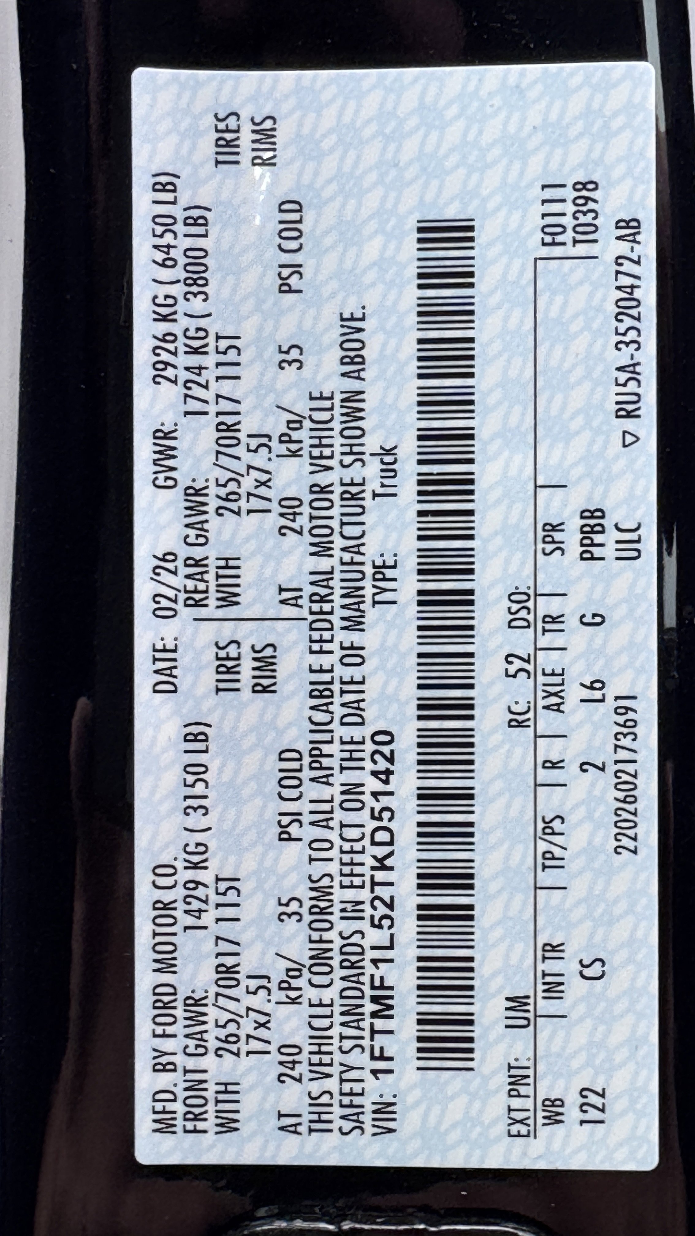 New 2026 Ford F150 XL image 13