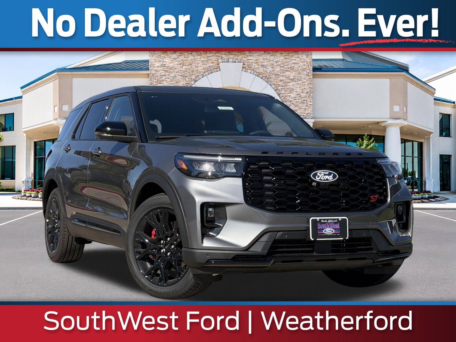 New 2027 Ford Explorer ST w/ Sun And Sound Package AWD/4WD 360° Tour