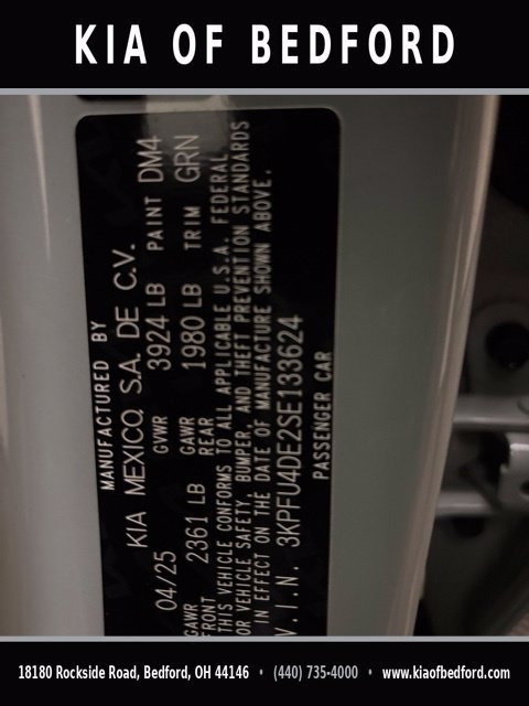 Certified 2025 Kia K4 EX FWD image 14