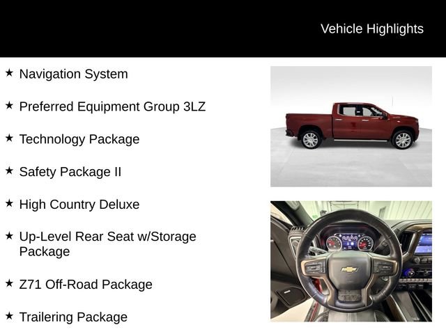 Certified 2019 Chevrolet Silverado 1500 High Country w/ Technology Package image 16