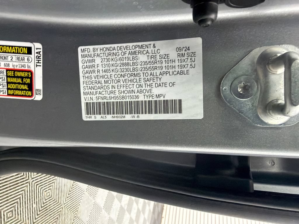 Certified 2025 Honda Odyssey Elite image 35