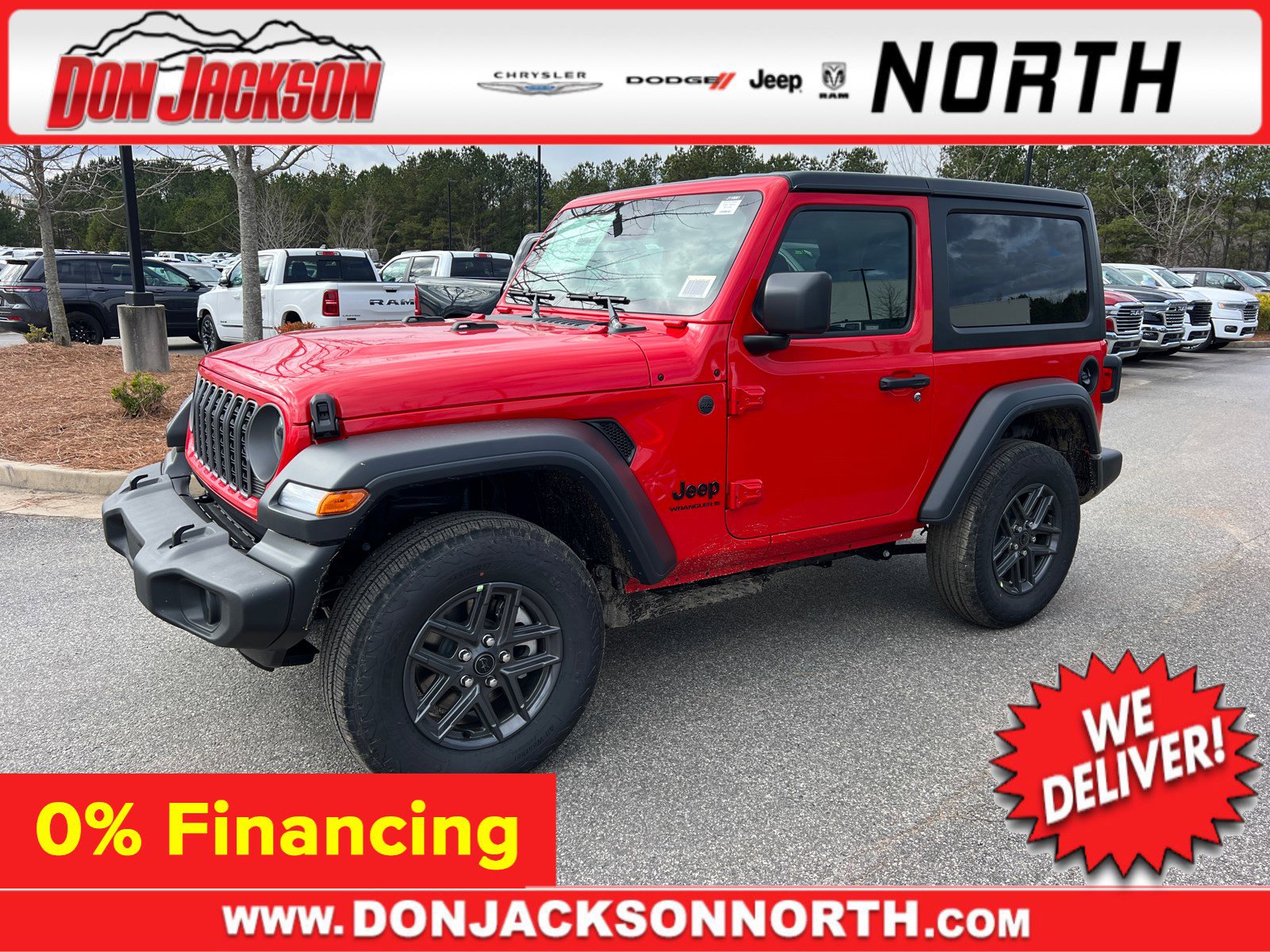 New 2026 Jeep Wrangler Sport S AWD/4WD image 1