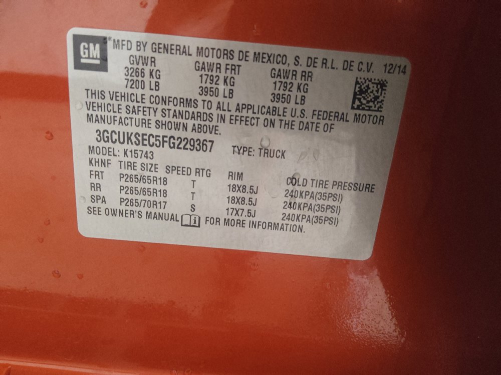 Used 2015 Chevrolet Silverado 1500 LTZ w/ LTZ Plus Package AWD/4WD image 33