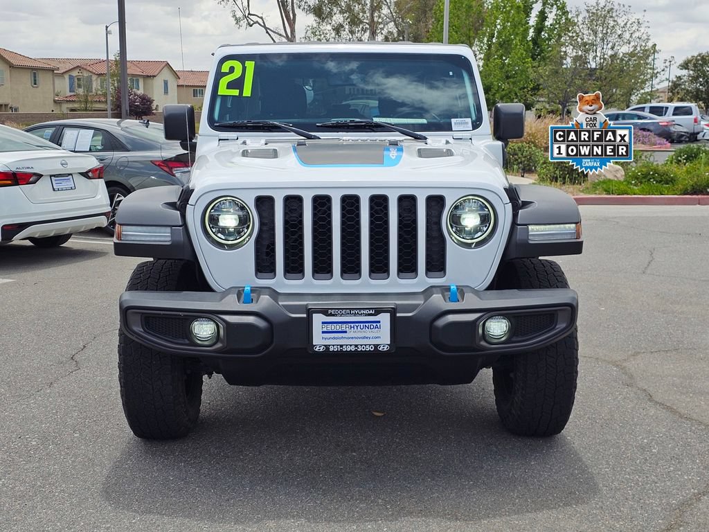 Used 2021 Jeep Wrangler Unlimited Rubicon 4xe w/ Safety Group AWD/4WD image 2