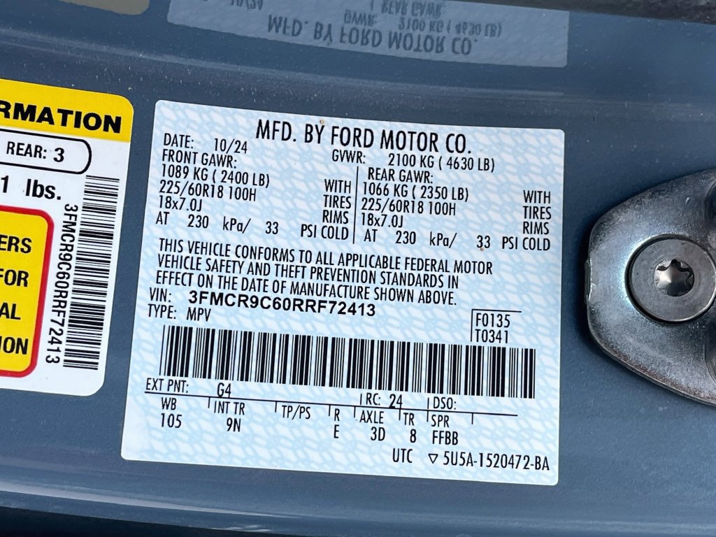 Used 2024 Ford Bronco Sport Outer Banks AWD/4WD image 31