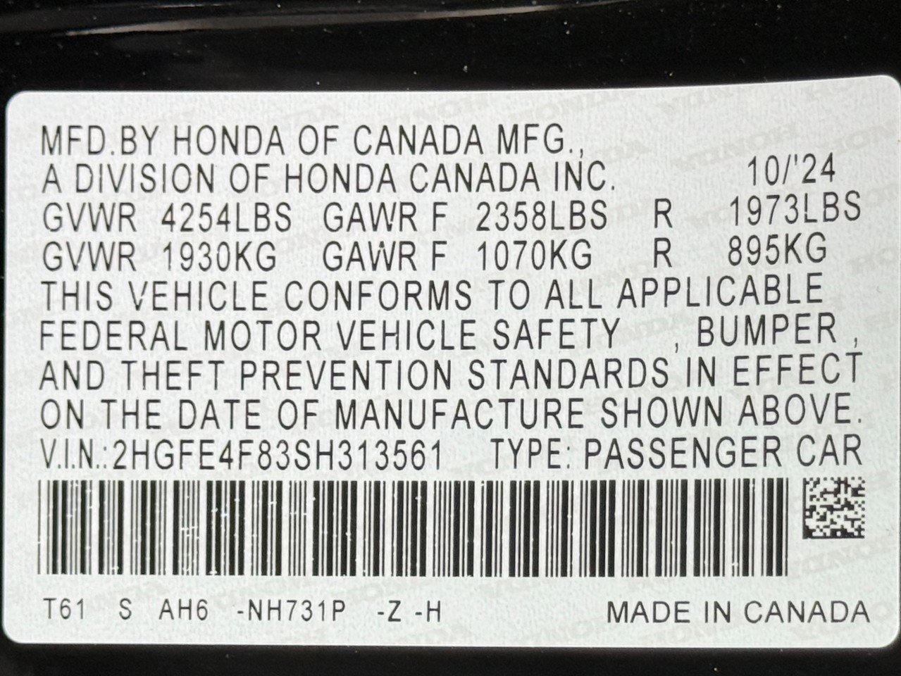 Used 2025 Honda Civic Sport Touring image 41