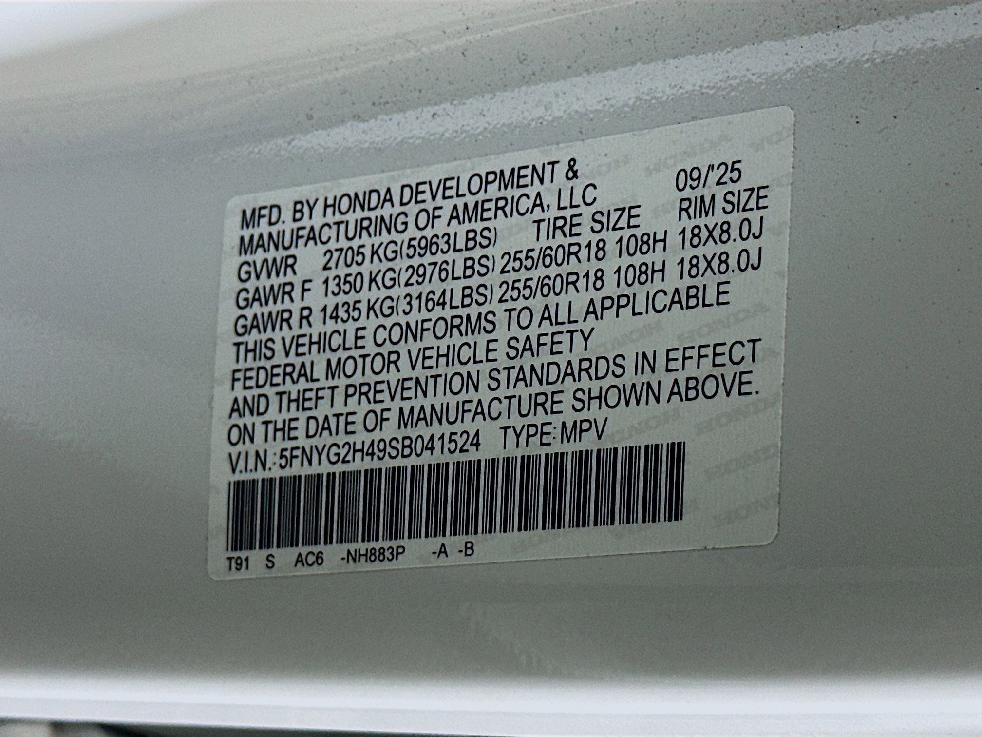 Used 2025 Honda Pilot EX-L image 12