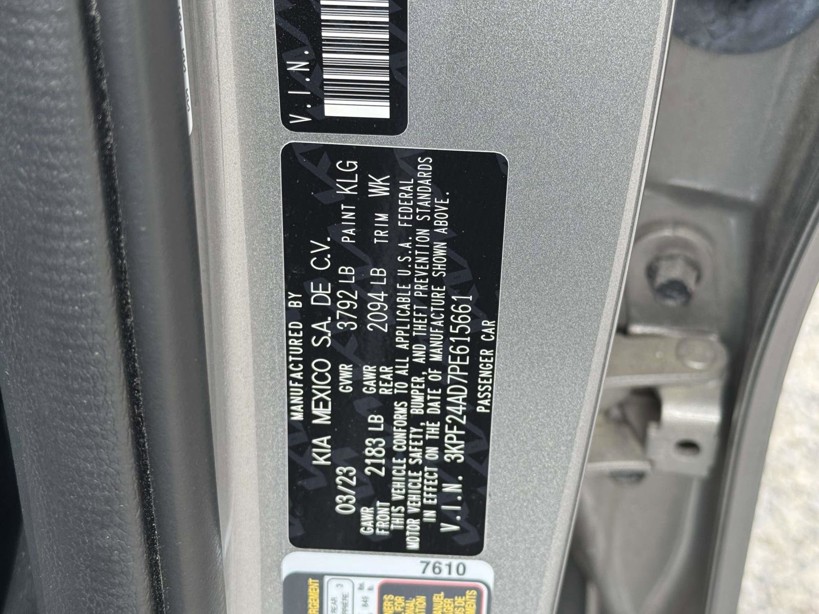 Used 2023 Kia Forte LXS FWD image 18