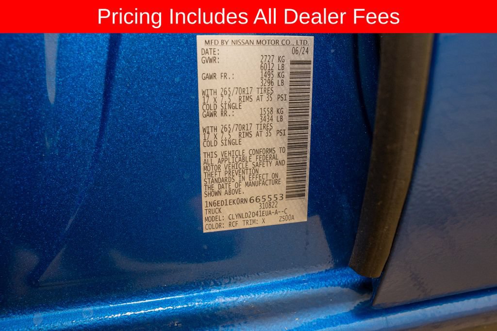 Certified 2024 Nissan Frontier PRO-4X w/ Technology Package AWD/4WD image 22