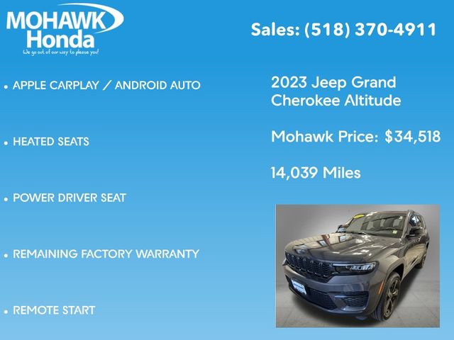 Used 2023 Jeep Grand Cherokee Altitude AWD/4WD image 14