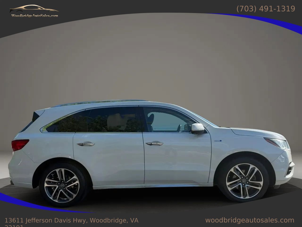 Used 2017 Acura MDX Sport Hybrid w/ Advance Pkg AWD/4WD image 3