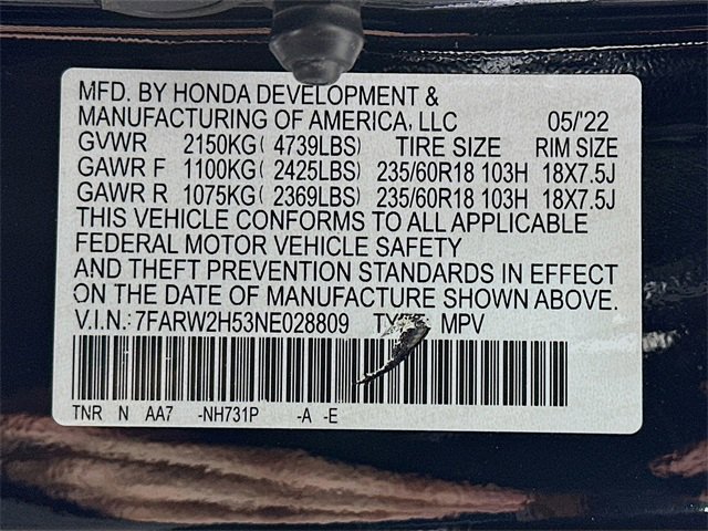 Certified 2022 Honda CR-V EX image 33
