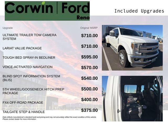Used 2019 Ford F450 Lariat w/ Lariat Value Package image 3