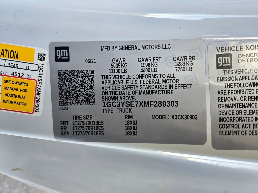 Used 2021 Chevrolet Silverado 3500 W/T w/ WT Convenience Package image 27