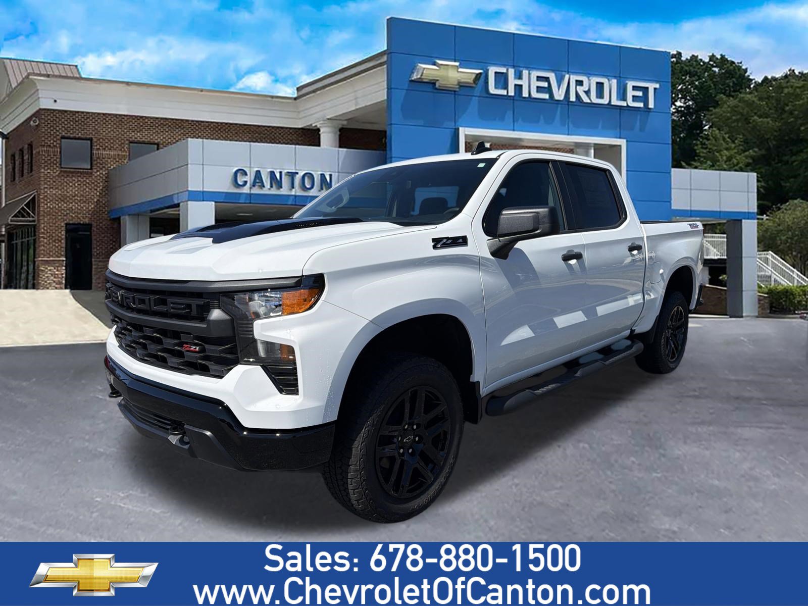 New 2026 Chevrolet Silverado 1500 Custom Trail Boss w/ Turbomax Blackout Package