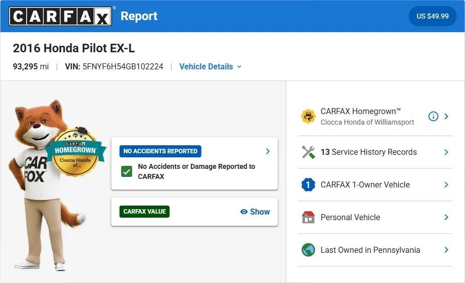 Used 2016 Honda Pilot EX-L image 3
