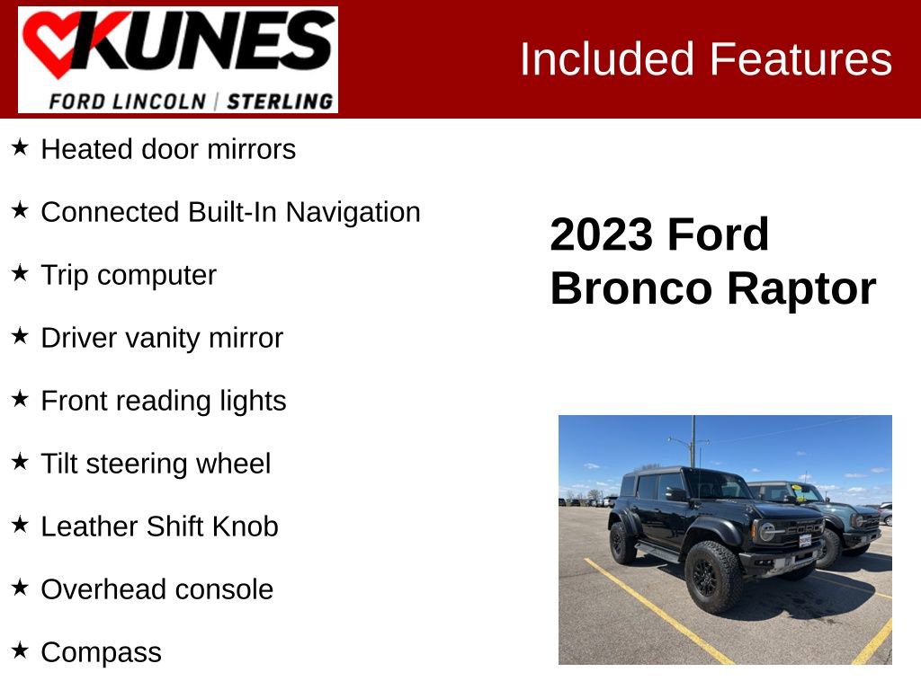 Used 2023 Ford Bronco Raptor image 3