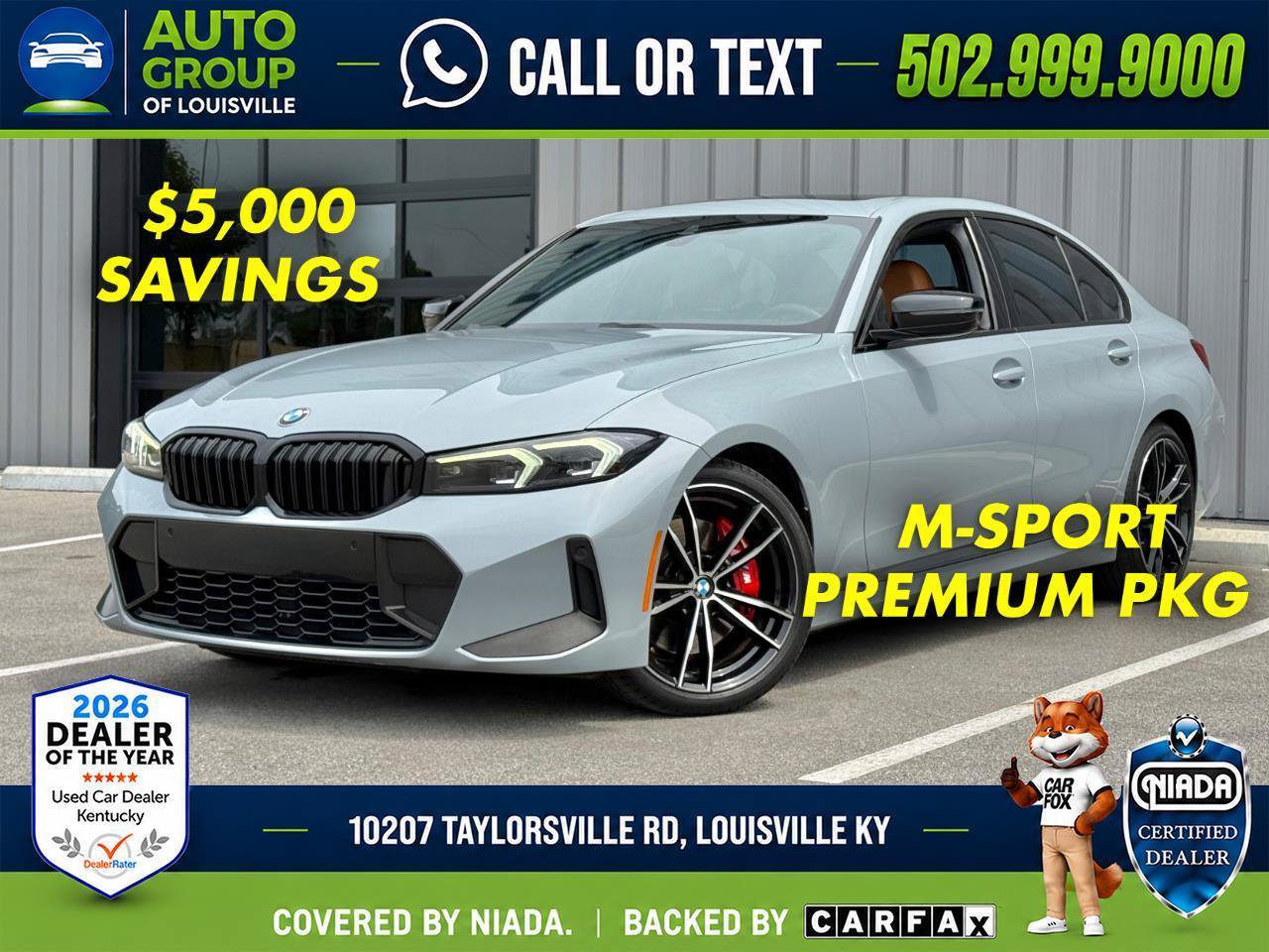 Used 2023 BMW 330i Sedan w/ M Sport Package RWD image 1