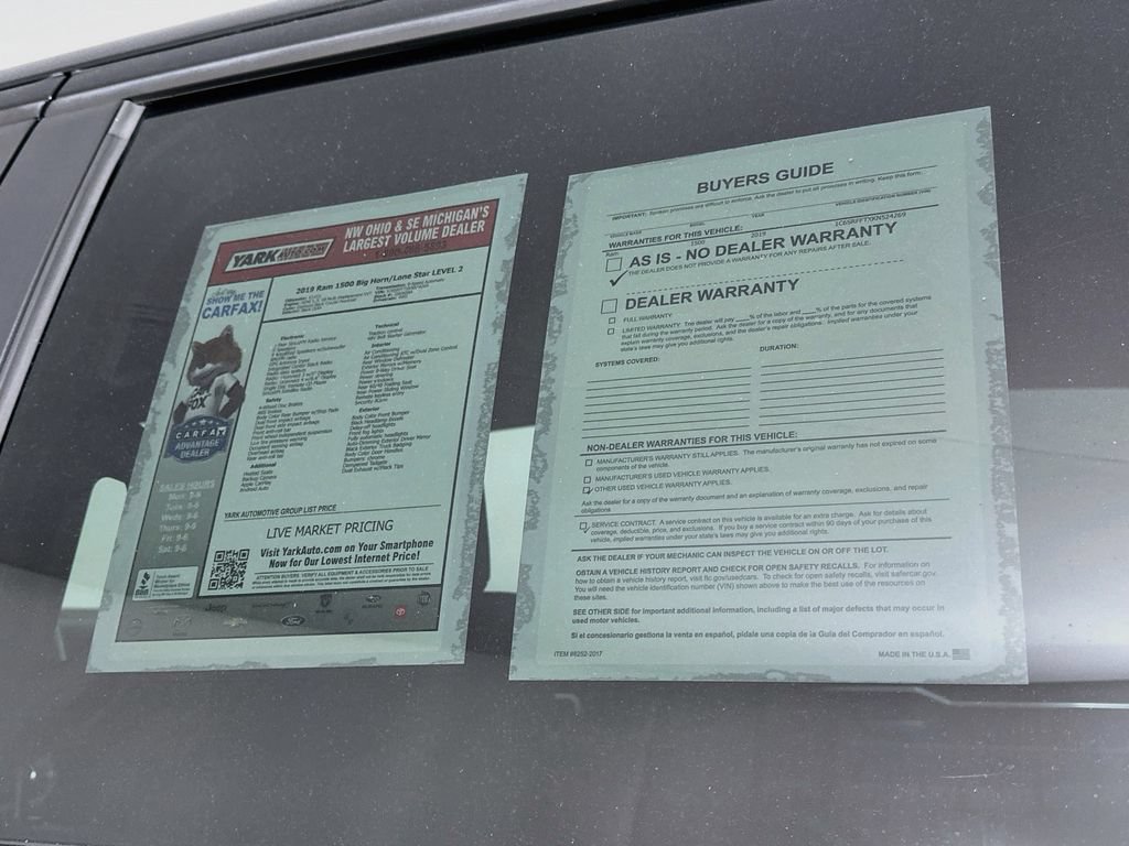 Certified 2019 RAM 1500 Big Horn AWD/4WD image 14
