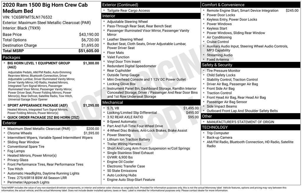 Used 2020 RAM 1500 Big Horn AWD/4WD image 27