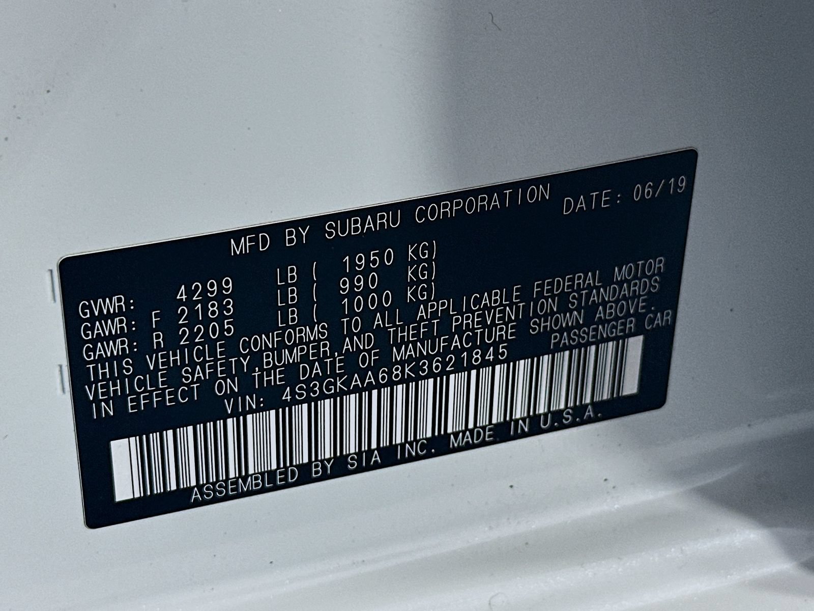 Used 2019 Subaru Impreza 2.0i AWD/4WD image 29