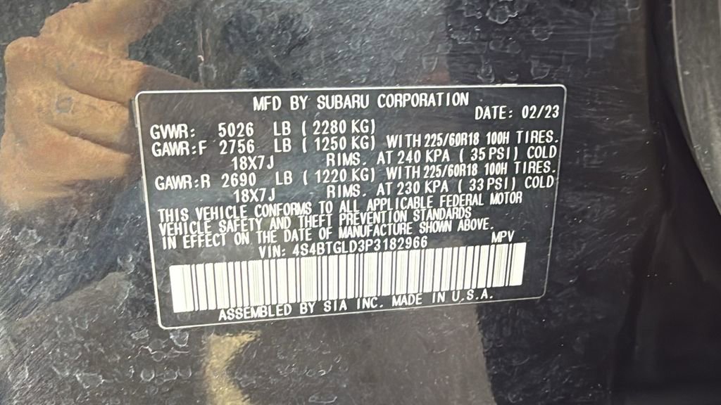 Certified 2023 Subaru Outback Onyx Edition XT image 32